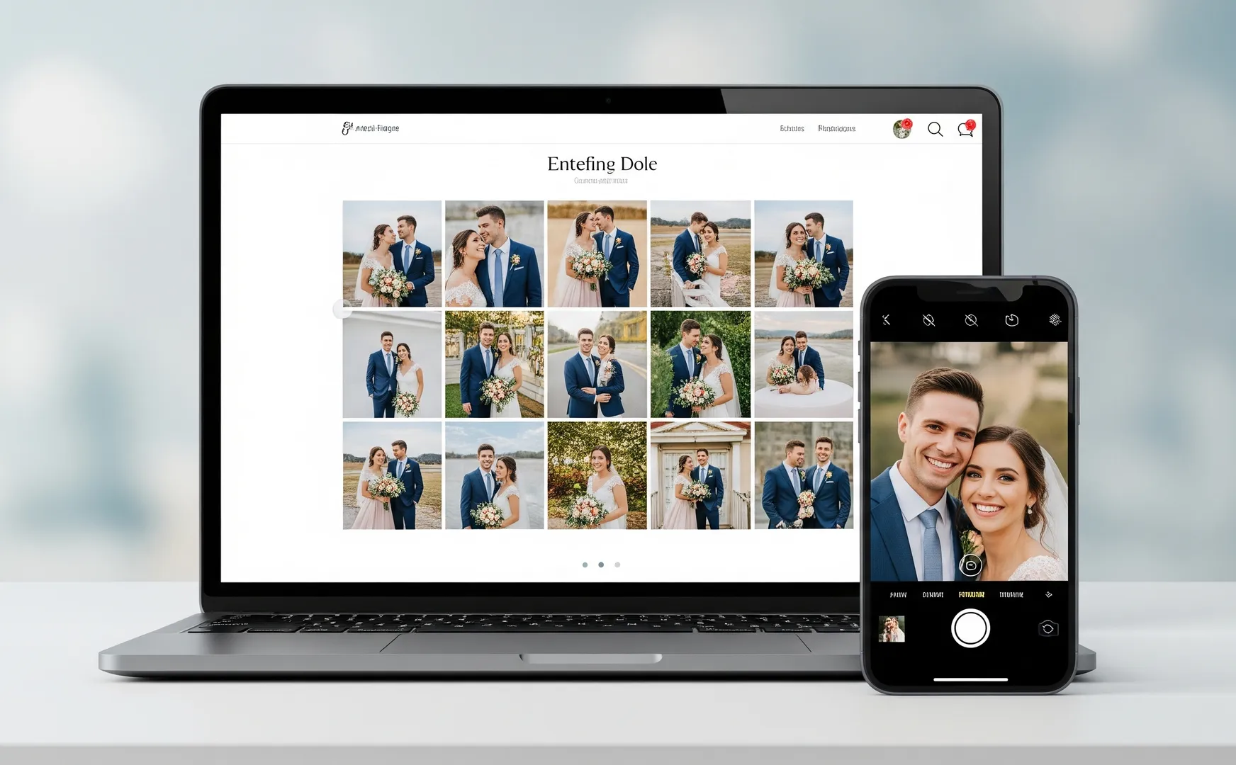 AllShare360 event photo collection platform showing QR code scanning for instant guest photo uploads